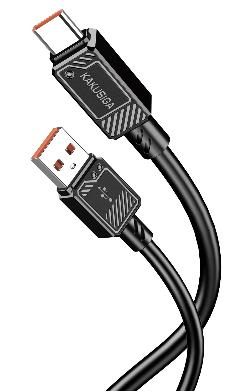 KAKUSIGA KSC-993 silicone charging data cable (Lightning)