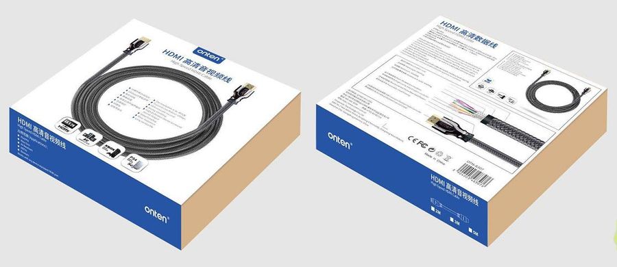 ONTEN OTN-8307 4K@60hz High Speed HDMI Cable HDMI V2.0