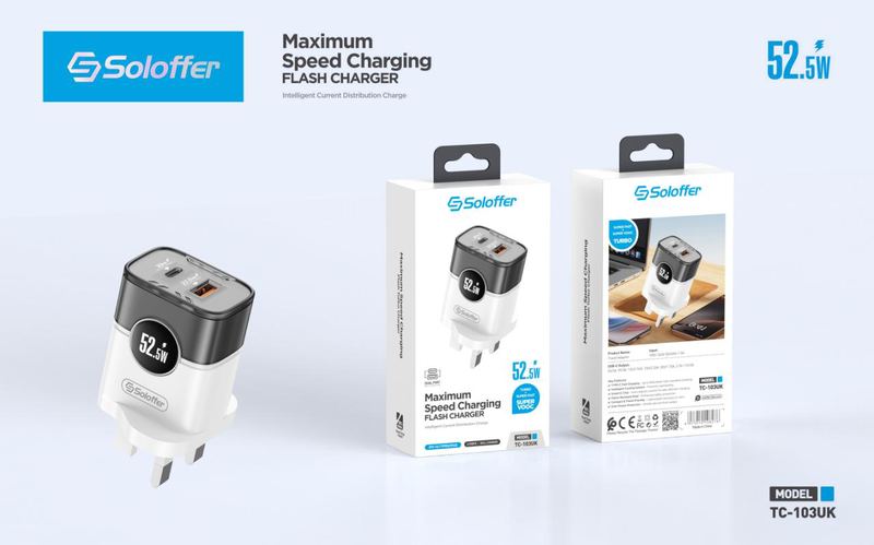 SOLOFFER TC-103 PD Wall charger