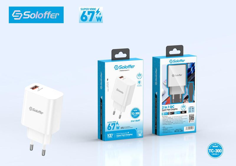 SOLOFFER TC-300 MIRCO Wall charger