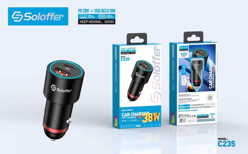 SOLOFFER C235 TC Car charger