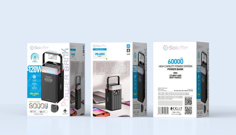 SOLOFFER PB-6003 60000MAH Power bank