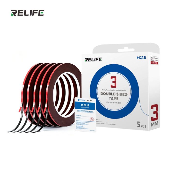 RELIFE HX2 Mobile Phone Sealing and Cushioning DOUBLE-SIDED TAPE/3MM/Red